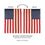 Tea Stained Patriotic American Flag