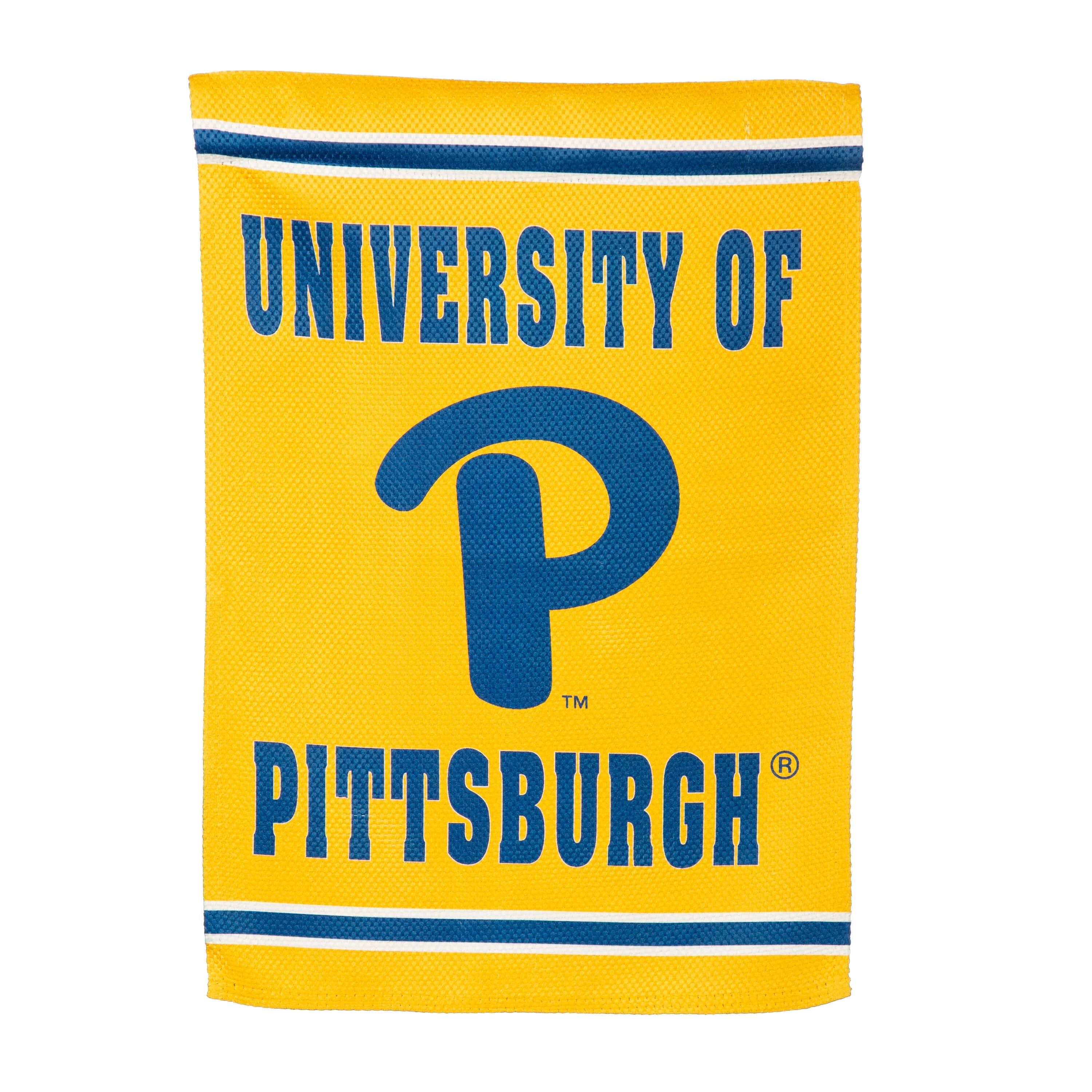 Embossed Suede Flag, GDN Size, University of Pittsburgh - Sports Gifts, Sports Memorabilia, Sports Collectibles, Fan Shop