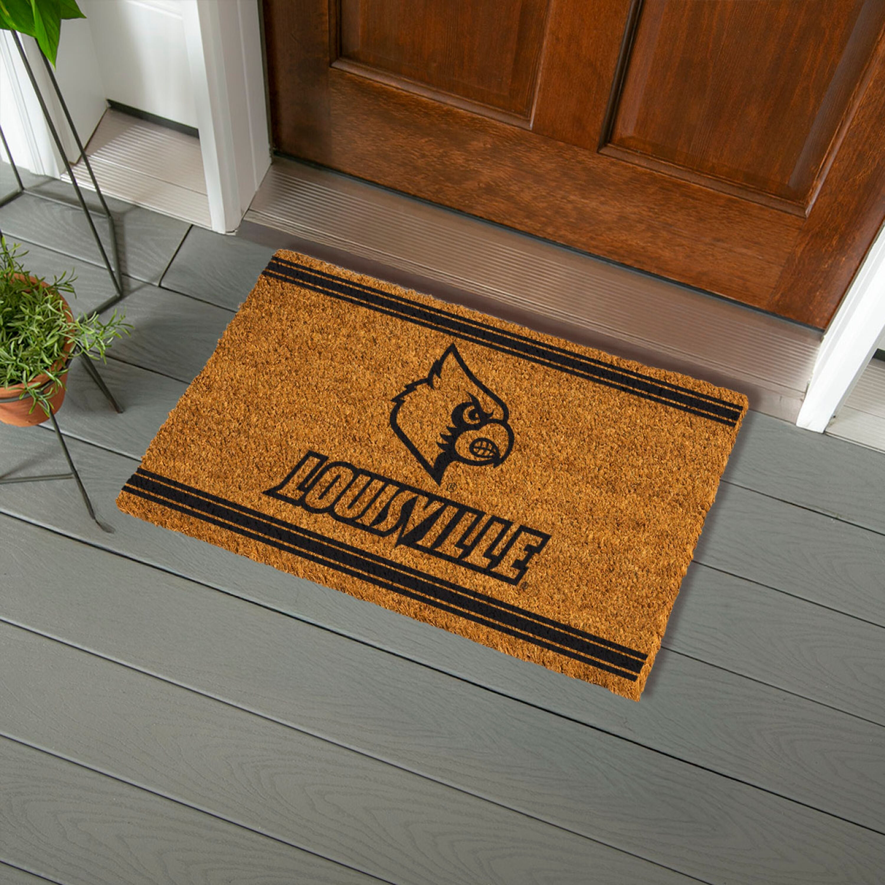 University of Louisville, Coir Mat 1C - Sports Gifts, Sports Memorabilia, Sports Collectibles, Fan Shop