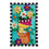 Stacked Spring Flower Pots House Applique Flag