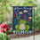 Whimsical Frog Garden Applique Flag