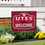 University of Utah Coroplast Yard Sign, "Fans Welcome"