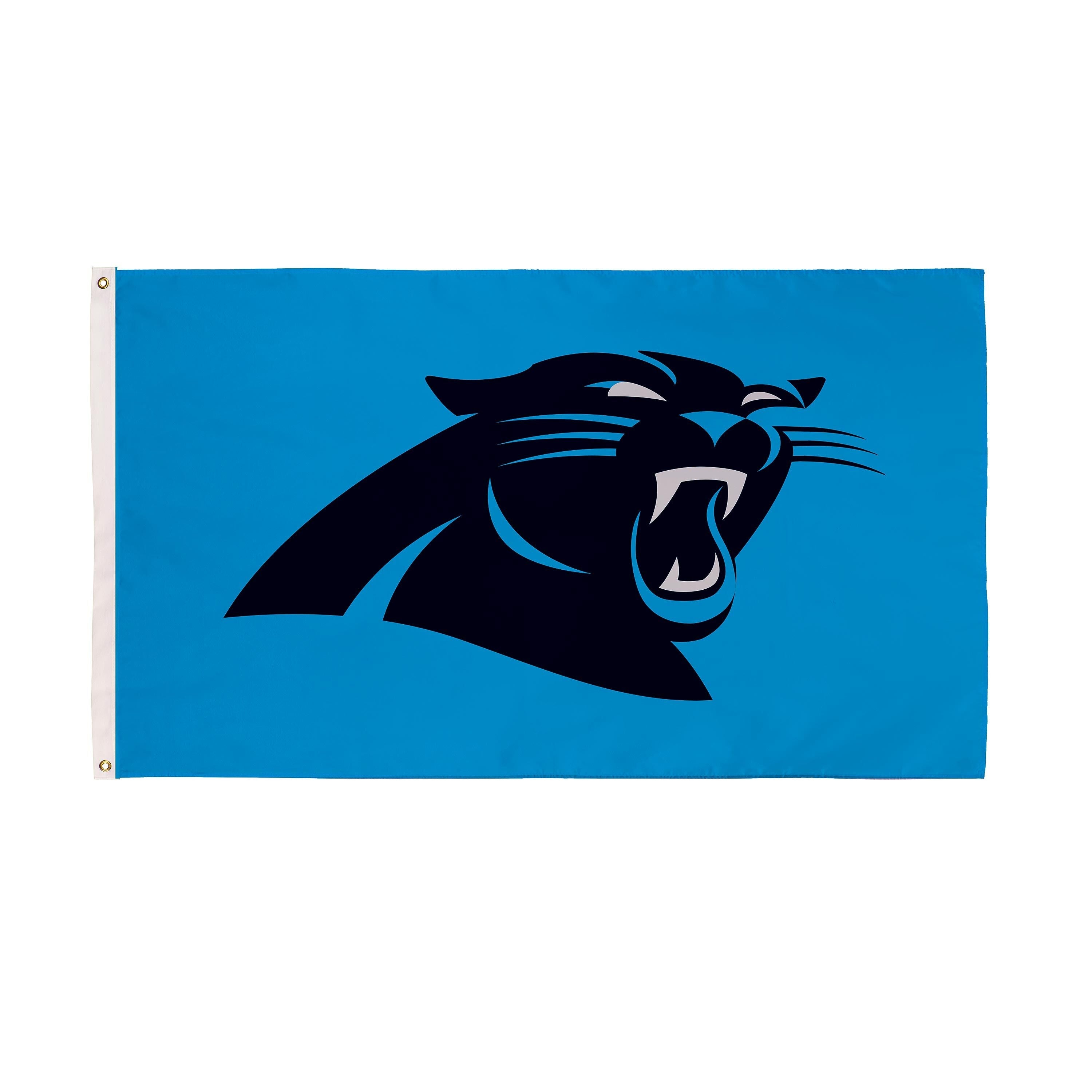 3'x5' Single Sided Flag w/ 2 Grommets, Carolina Panthers