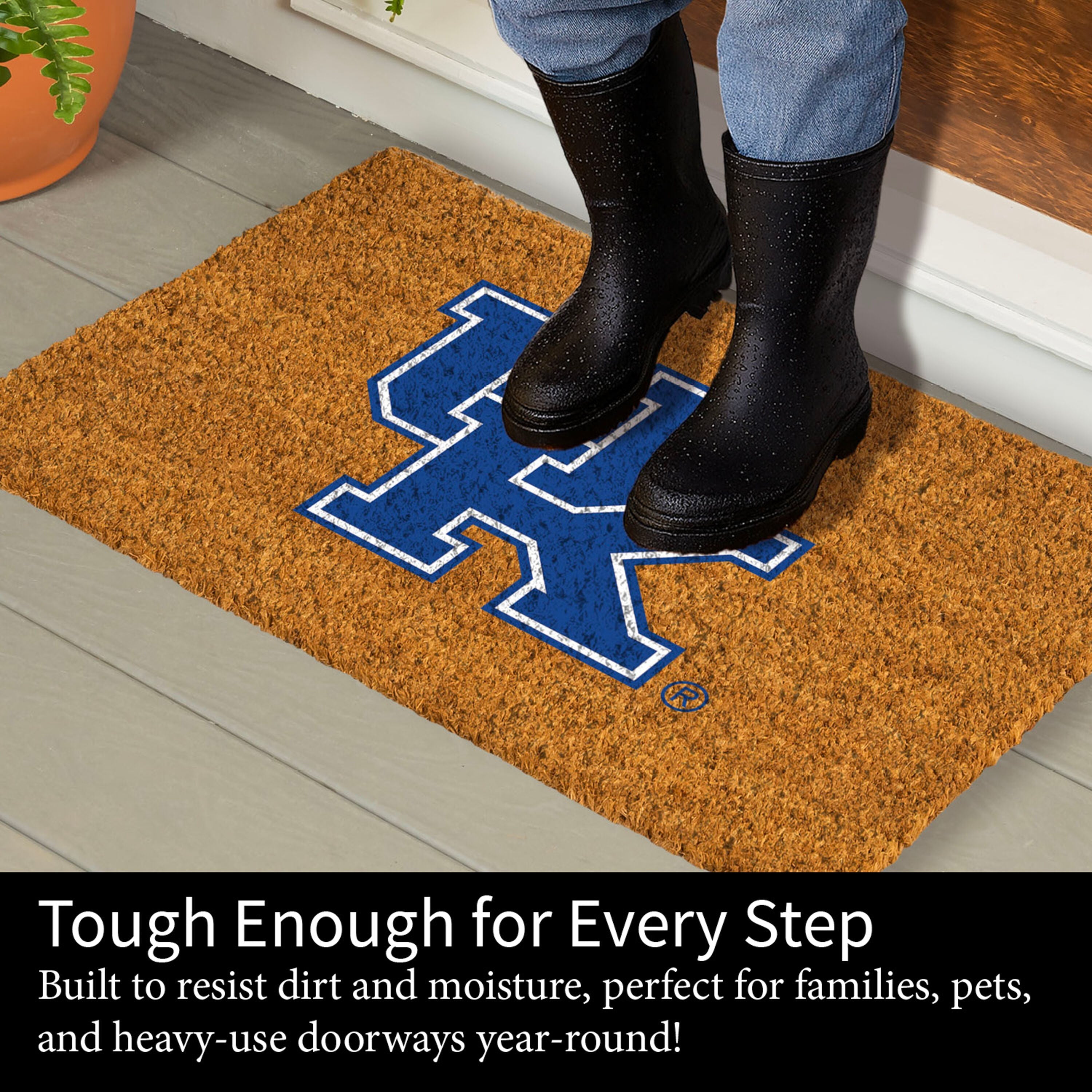 Coir Mat, 16"x28", University of Kentucky - Sports Gifts, Sports Memorabilia, Sports Collectibles, Fan Shop