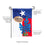Texas Blue Bonnets Garden Applique Flag