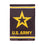 Embossed Suede Flag, GDN Size, Army - Sports Gifts, Sports Memorabilia, Sports Collectibles, Fan Shop