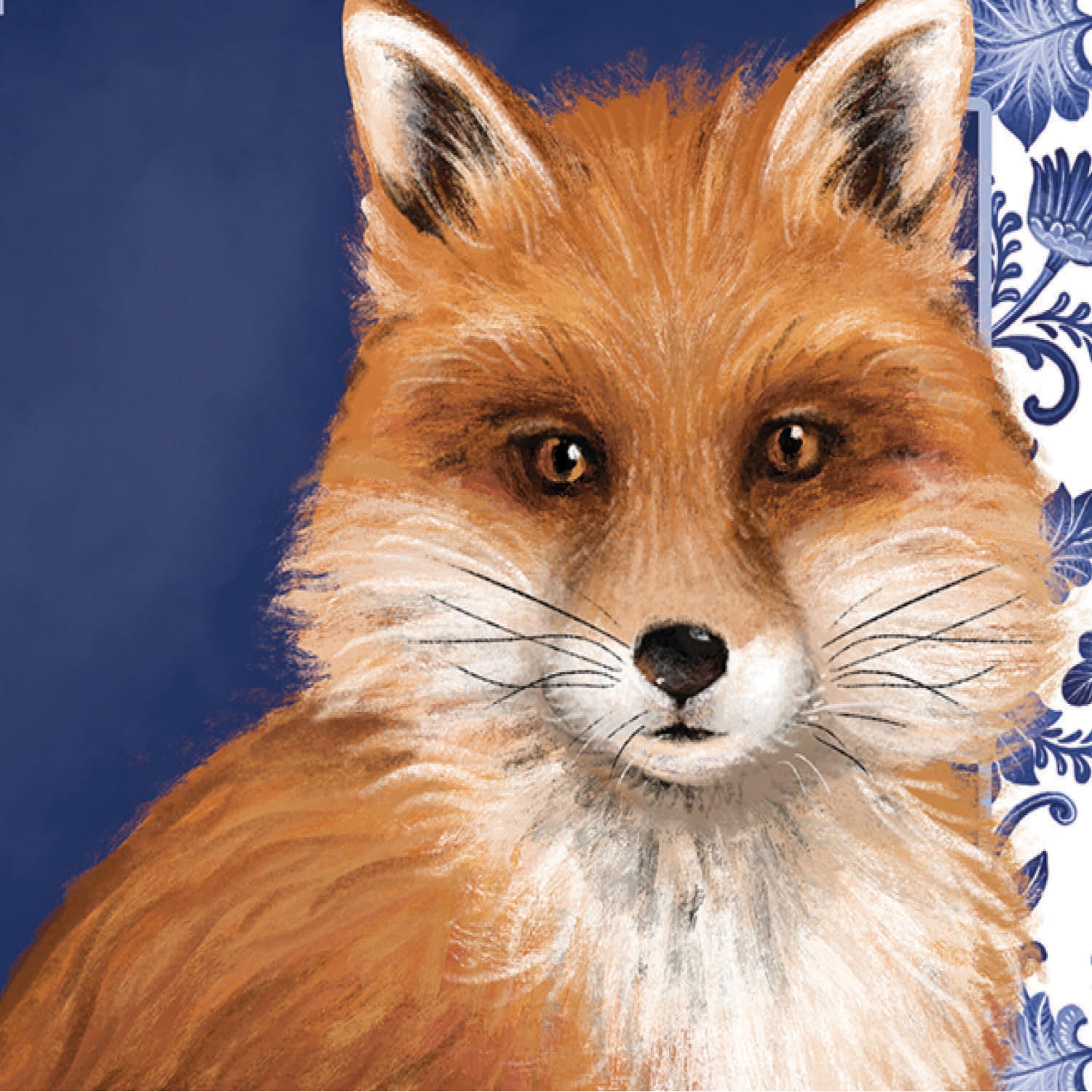 Orange Fox Applique Garden Flag - Sports Gifts, Sports Memorabilia, Sports Collectibles, Fan Shop