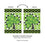 Patterned Shamrock Suede Garden Flag - Sports Gifts, Sports Memorabilia, Sports Collectibles, Fan Shop