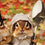 Thanksgiving Gothic Chipmunks Garden Satin Flag - Sports Gifts, Sports Memorabilia, Sports Collectibles, Fan Shop