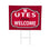 University of Utah Coroplast Yard Sign, "Fans Welcome"