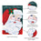 Vintage Santa House Applique Flag
