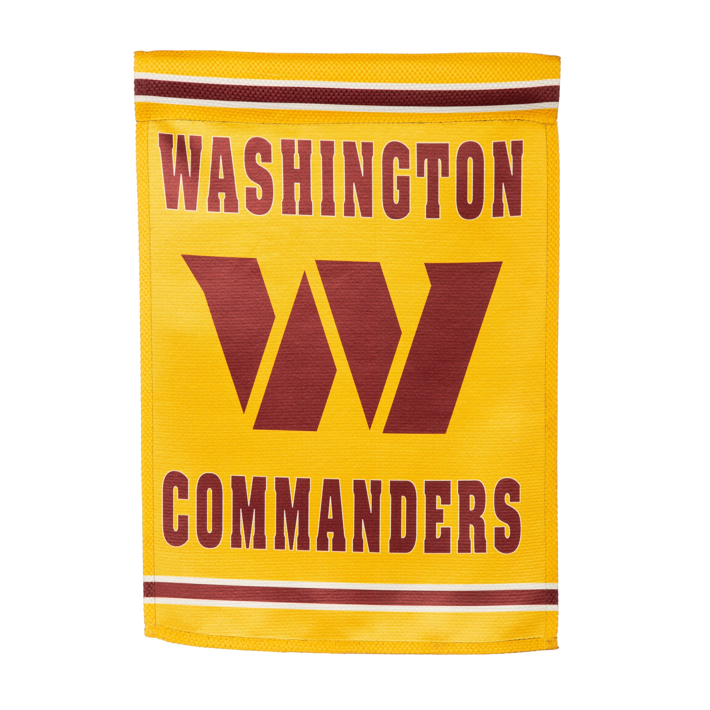 Embossed Suede Flag, GDN Size, Washington Commanders - Sports Gifts, Sports Memorabilia, Sports Collectibles, Fan Shop