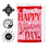 Happy Valentine's Day Hearts Applique House Flag