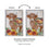 Highland Cow Fall Floral Applique Garden Flag