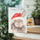 Merry Christmas Bunny Burlap Garden Flag - Sports Gifts, Sports Memorabilia, Sports Collectibles, Fan Shop