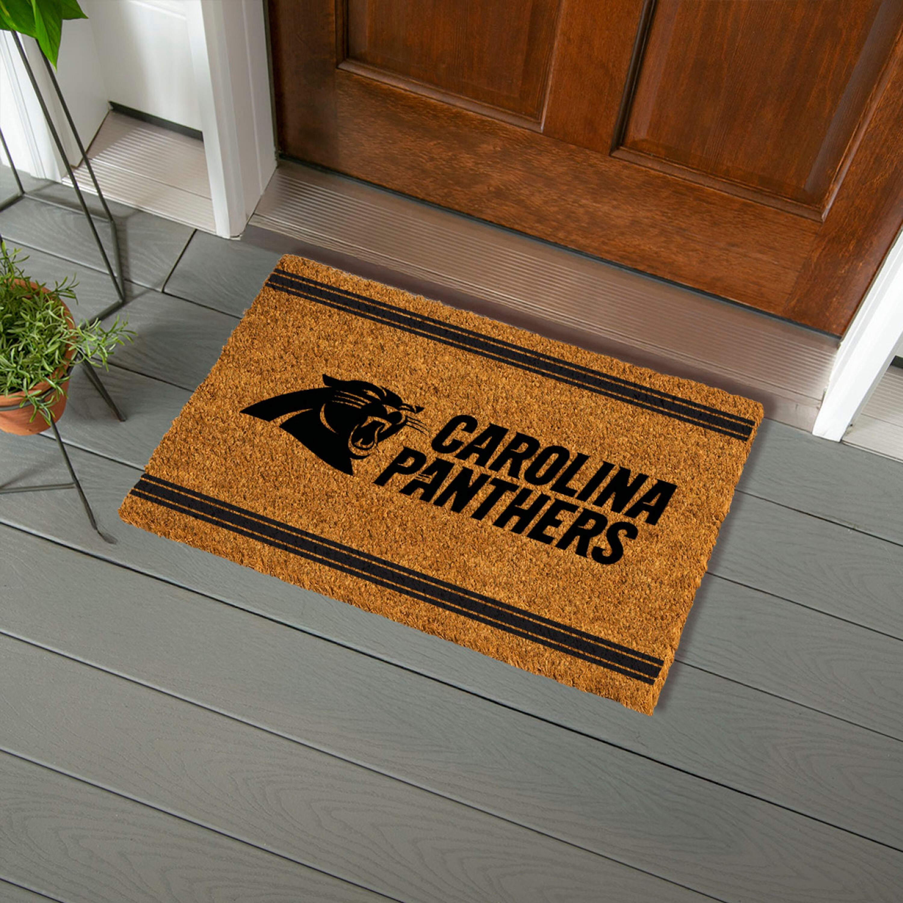 Carolina Panthers, Coir Mat 1C - Sports Gifts, Sports Memorabilia, Sports Collectibles, Fan Shop