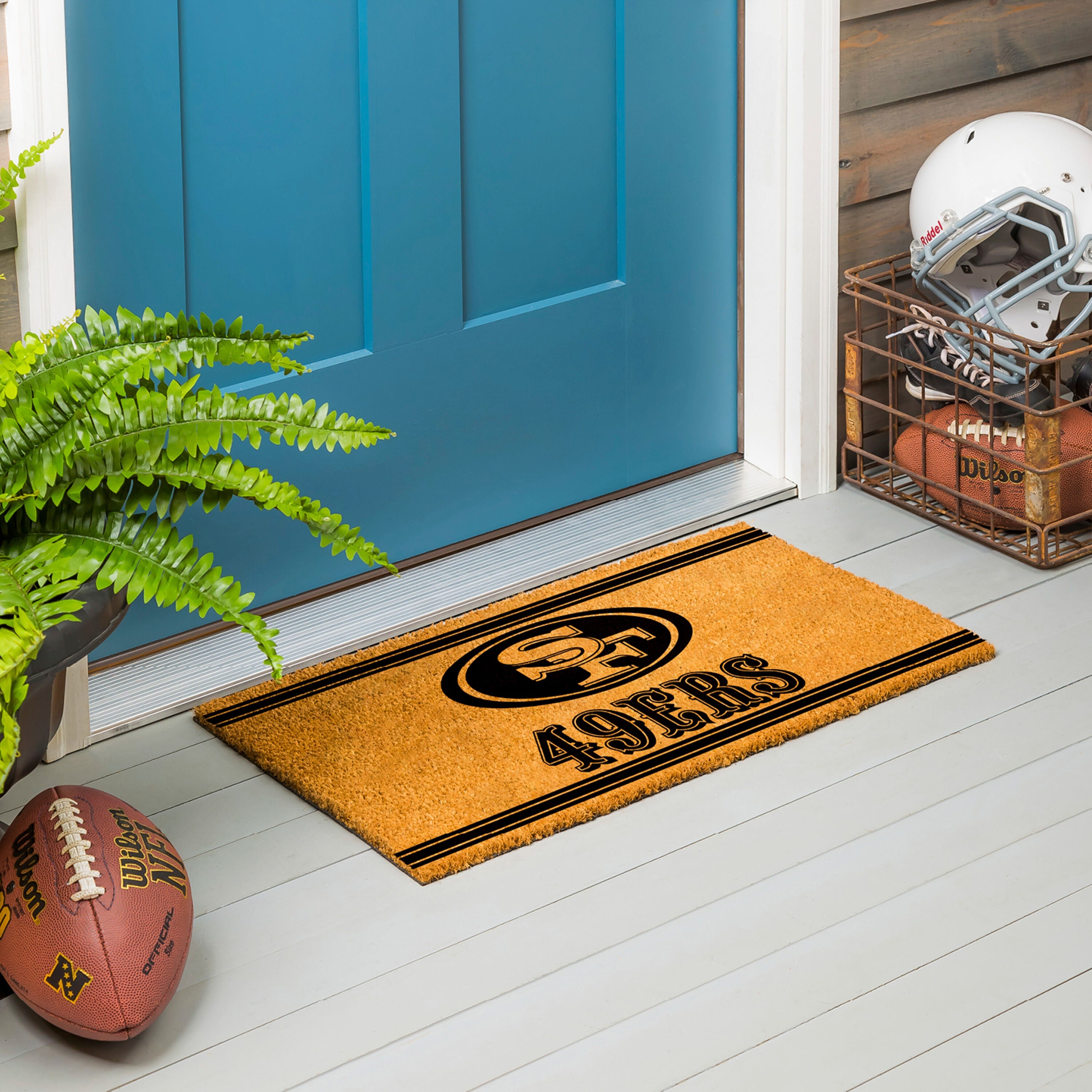 San Francisco 49ers, Coir Mat 1C - Sports Gifts, Sports Memorabilia, Sports Collectibles, Fan Shop