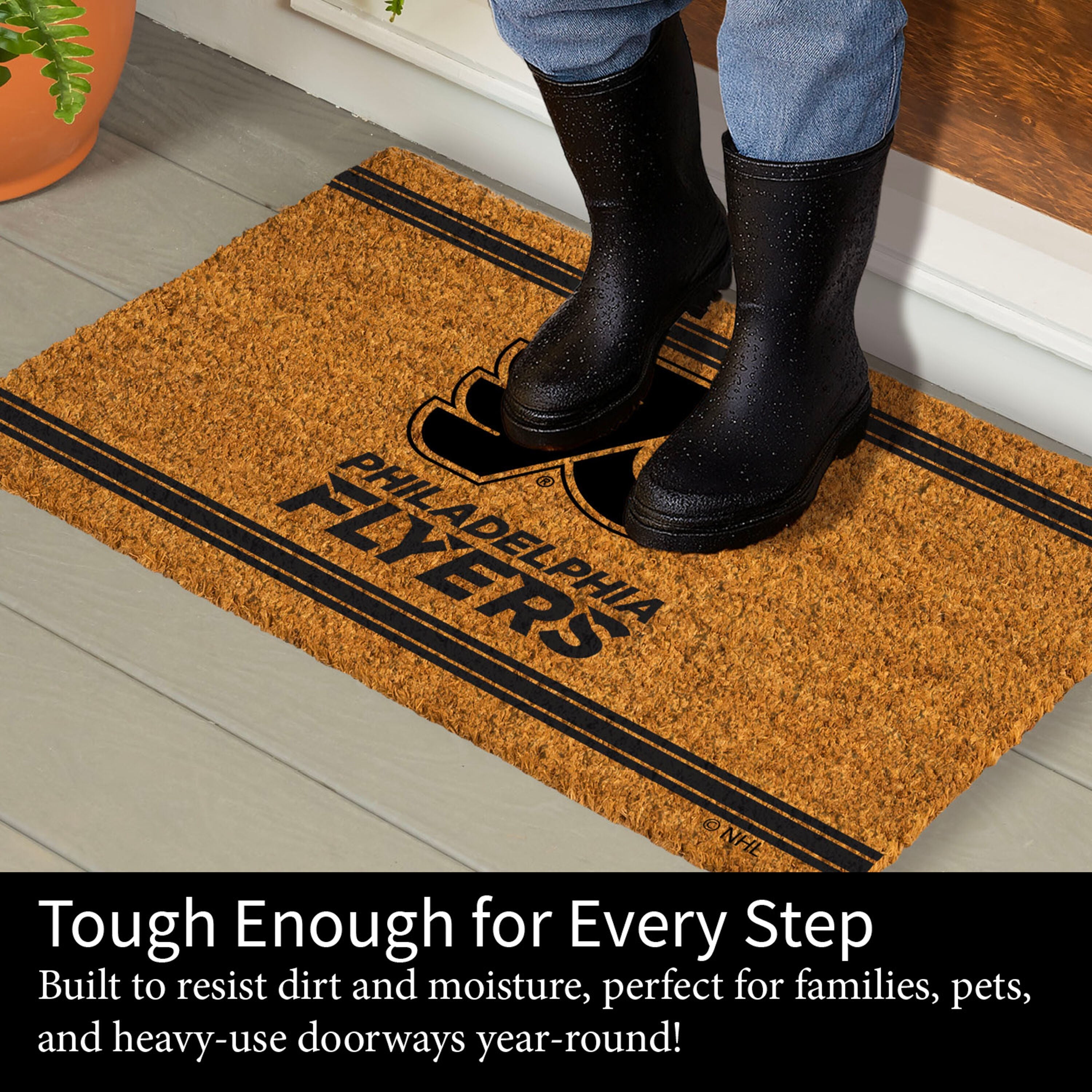 Philadelphia Flyers, Coir Mat 1C - Sports Gifts, Sports Memorabilia, Sports Collectibles, Fan Shop