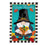 Pilgrim Gnome Applique Garden Flag