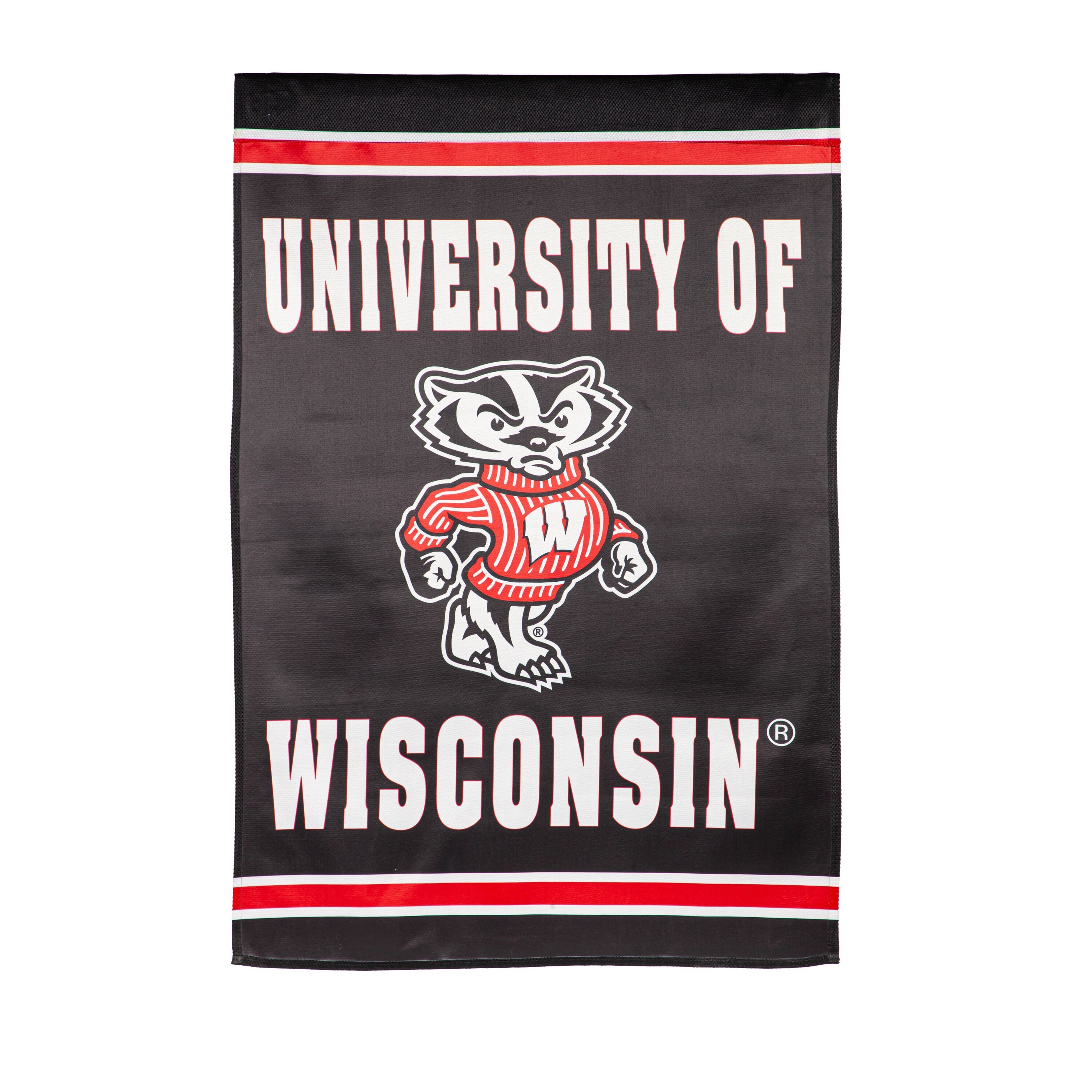 Embossed Suede Flag, GDN Size, University of Wisconsin-Madison - Sports Gifts, Sports Memorabilia, Sports Collectibles, Fan Shop