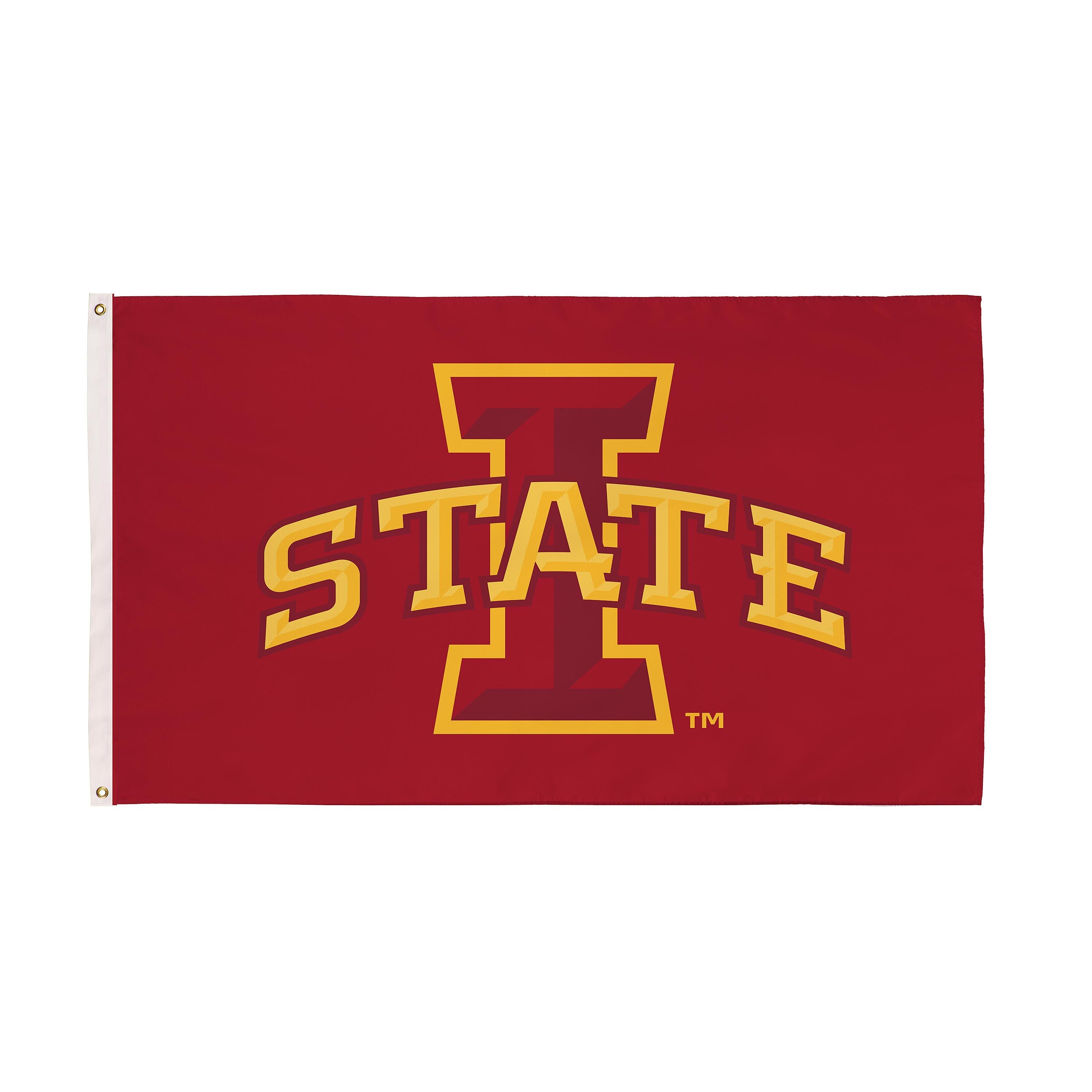 Iowa State University Single Sided Estate Flag with 2 Grommets, 3'x5'