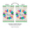 Colorful Bunny Wreath Garden Applique Flag