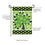 Patterned Shamrock Suede Garden Flag - Sports Gifts, Sports Memorabilia, Sports Collectibles, Fan Shop