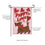 Puppy Love Applique Garden Flag