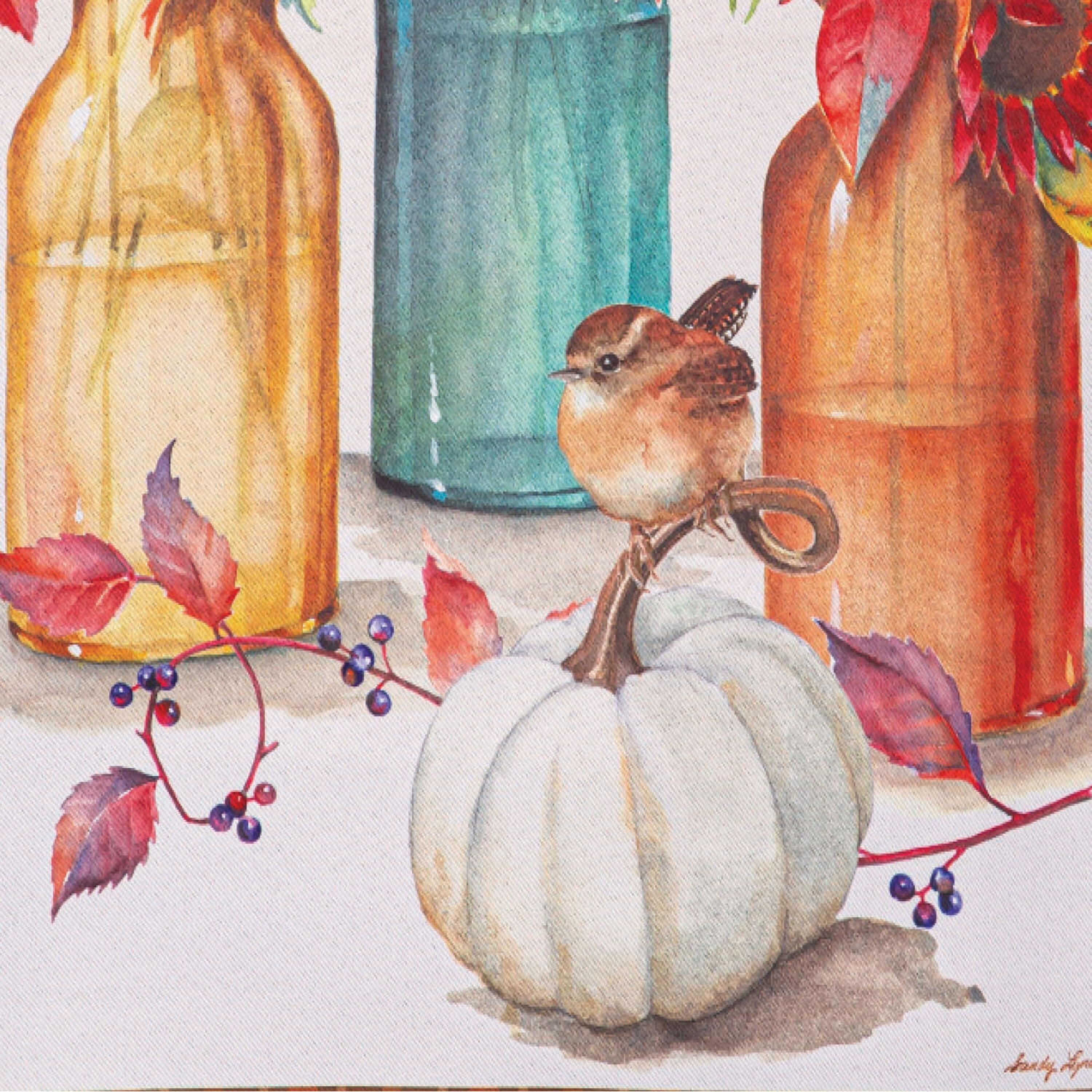 Collecting Autumn Suede Garden Flag - Sports Gifts, Sports Memorabilia, Sports Collectibles, Fan Shop