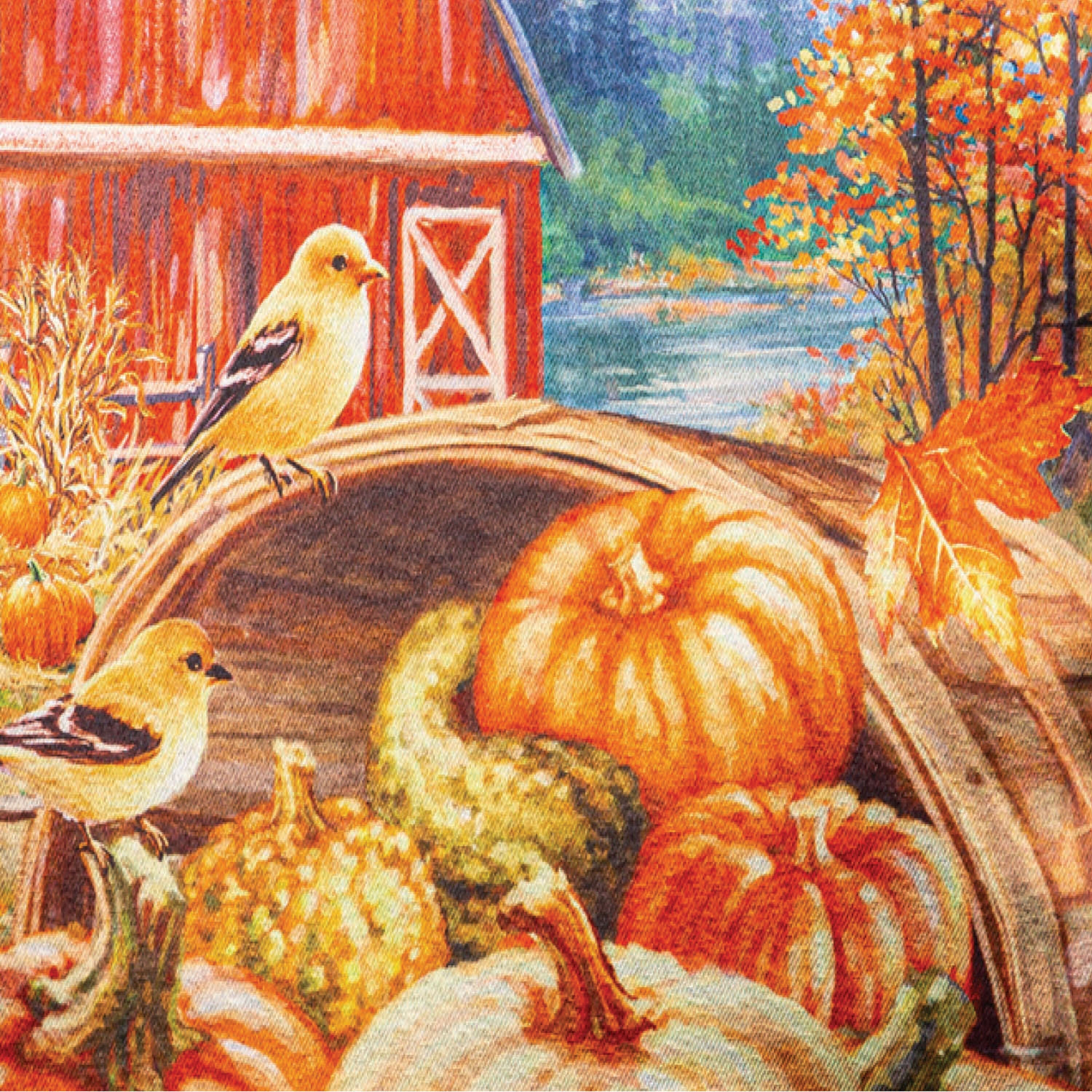 Red Barn Lustre Garden Flag - Sports Gifts, Sports Memorabilia, Sports Collectibles, Fan Shop