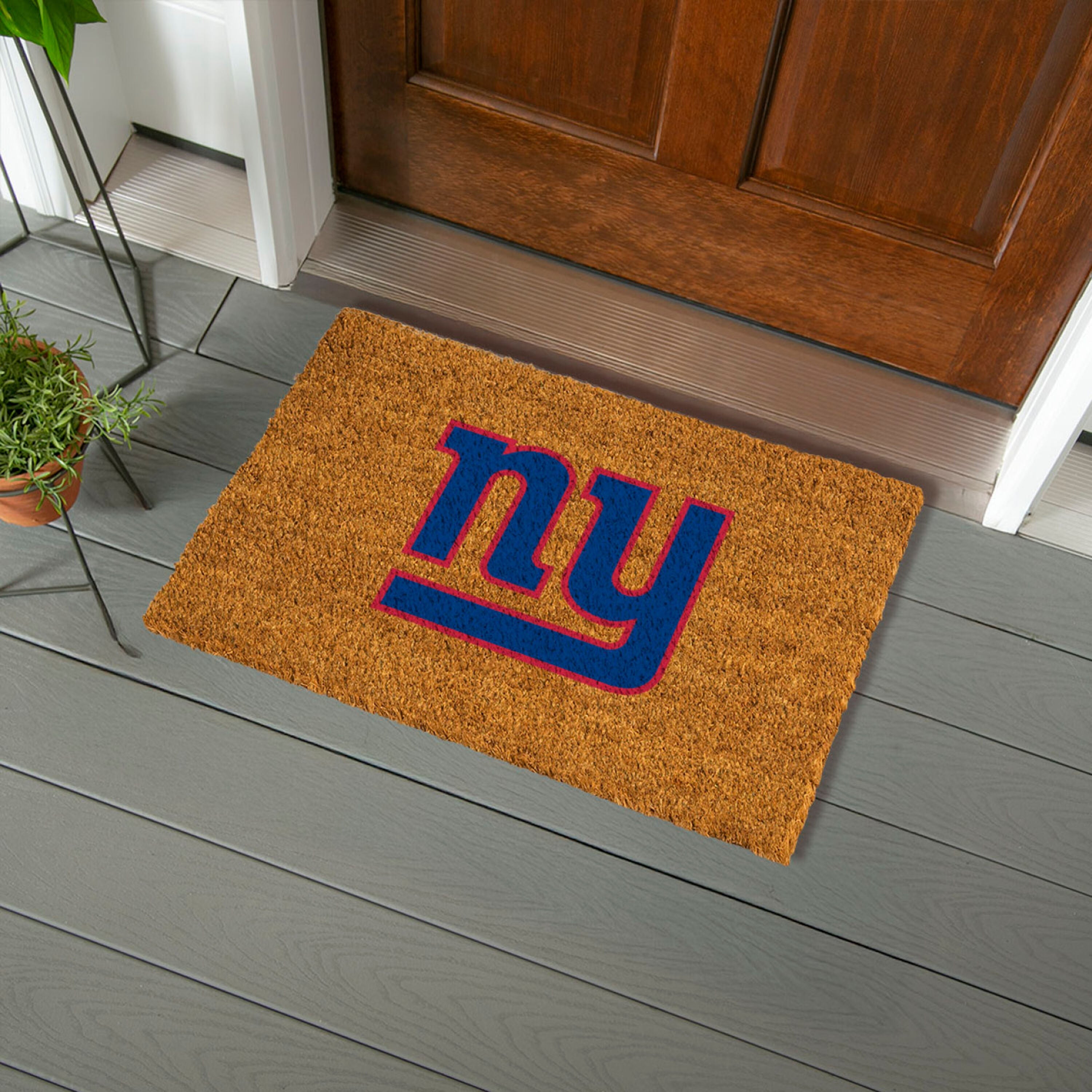 Coir Mat, 16"x28", New York Giants - Sports Gifts, Sports Memorabilia, Sports Collectibles, Fan Shop