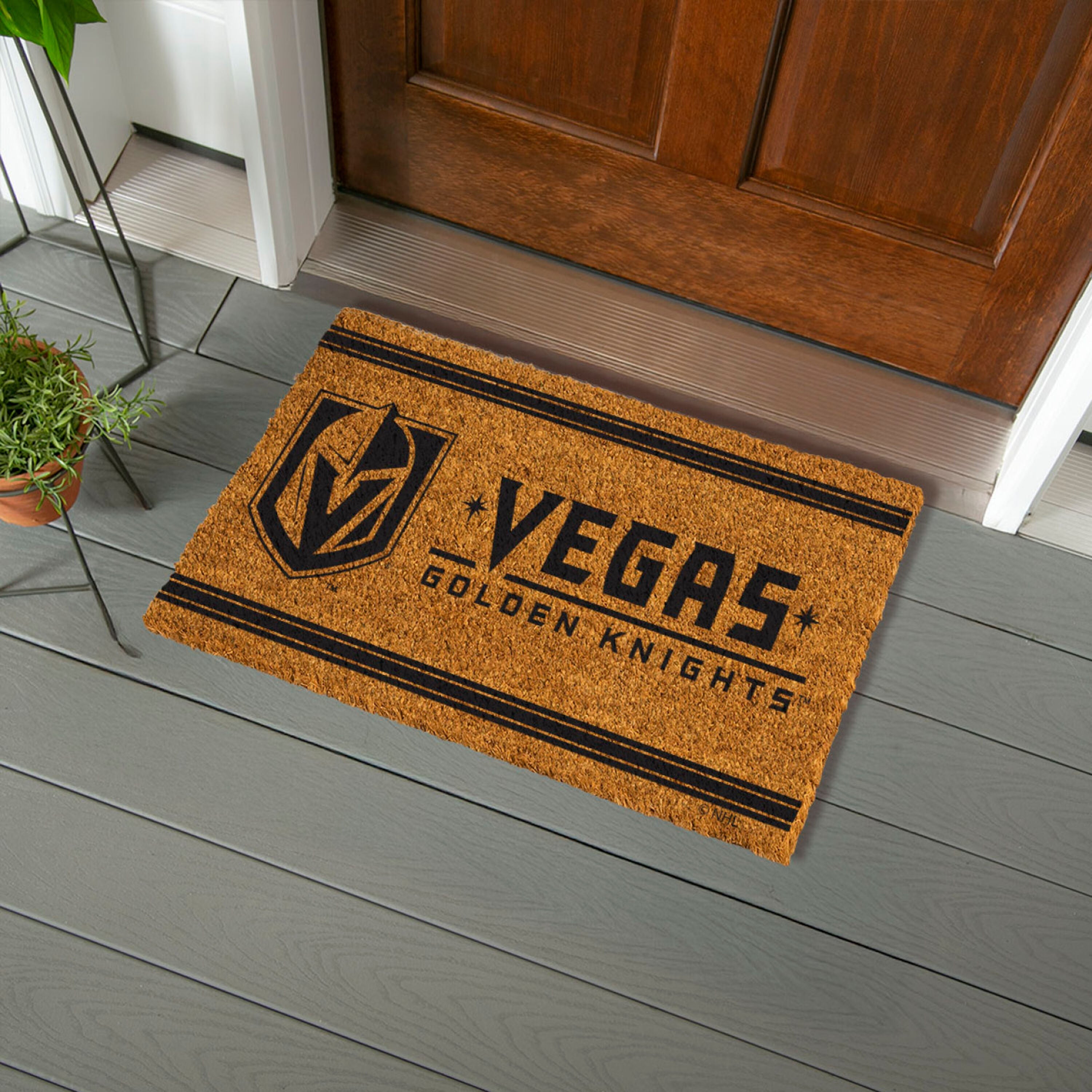 Vegas Golden Knights, Coir Mat 1C - Sports Gifts, Sports Memorabilia, Sports Collectibles, Fan Shop