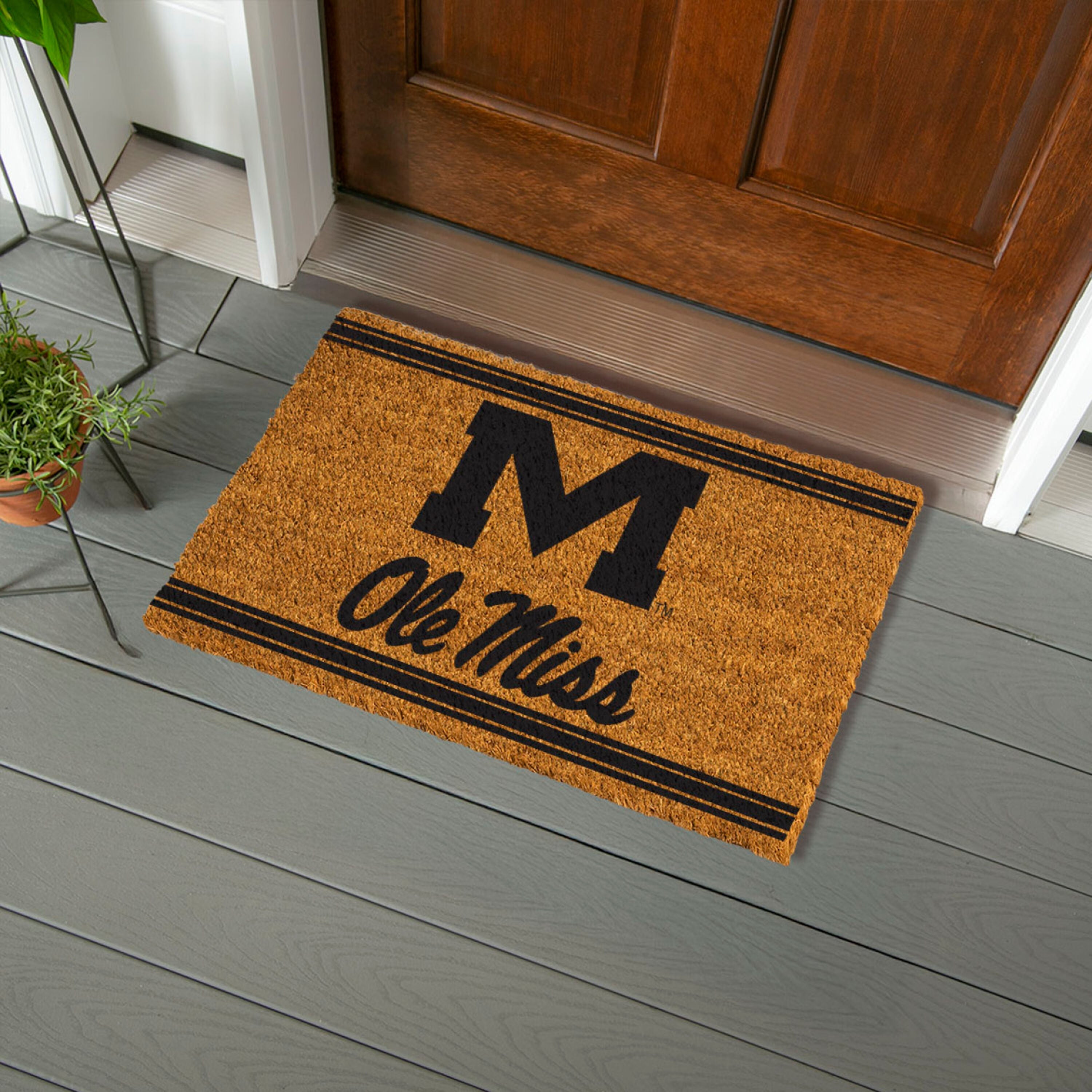 University of Mississippi, Coir Mat 1C - Sports Gifts, Sports Memorabilia, Sports Collectibles, Fan Shop