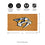 Coir Mat, 16"x28", Nashville Predators - Sports Gifts, Sports Memorabilia, Sports Collectibles, Fan Shop