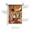 Thanksgiving Gothic Chipmunks Garden Satin Flag - Sports Gifts, Sports Memorabilia, Sports Collectibles, Fan Shop