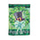 Saint Patrick's Lucky Hat Wreath Lustre Garden Flag - Sports Gifts, Sports Memorabilia, Sports Collectibles, Fan Shop