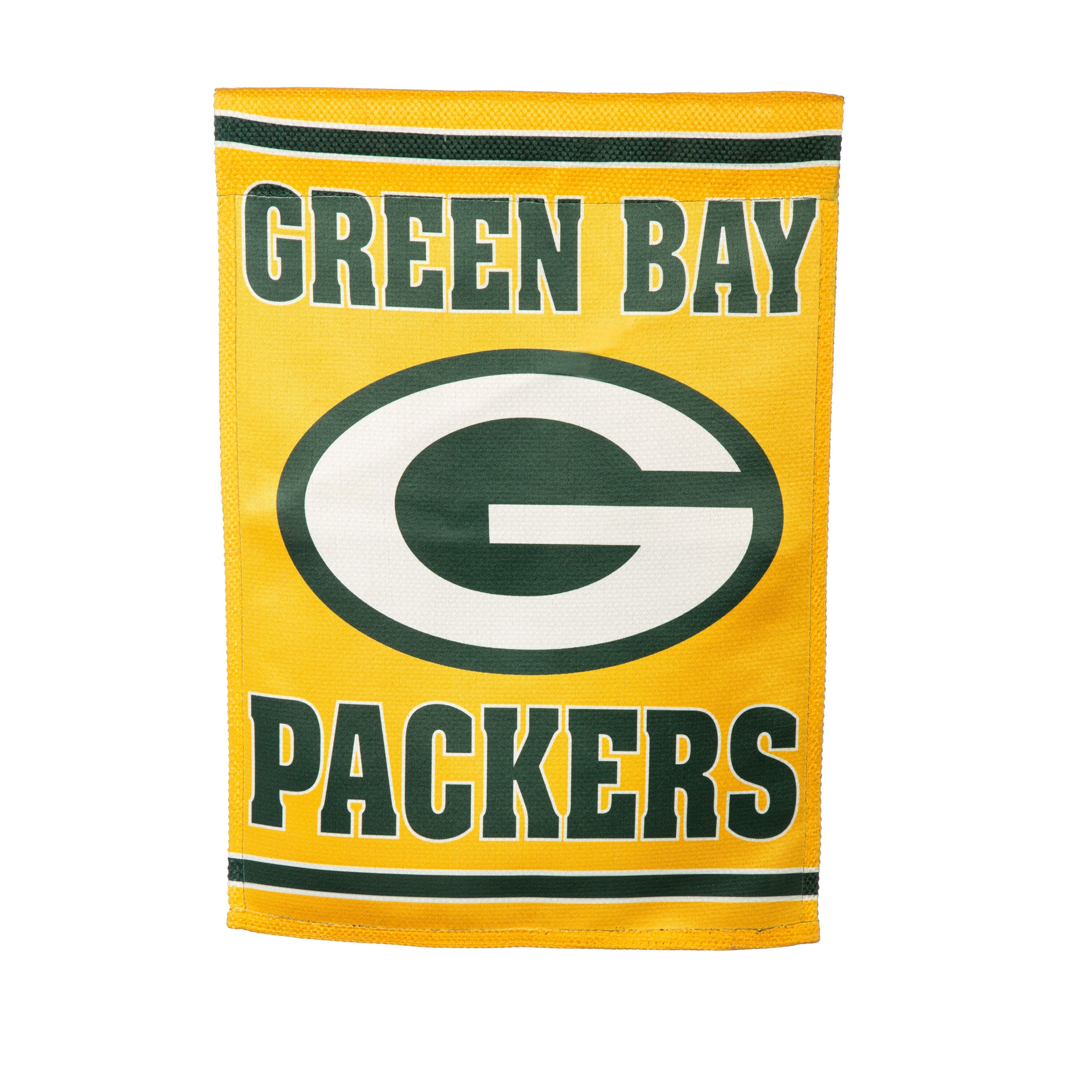 Embossed Suede Flag, GDN Size, Green Bay Packers - Sports Gifts, Sports Memorabilia, Sports Collectibles, Fan Shop
