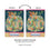 Patterned Jacobean Floral Pumpkin Applique House Flag