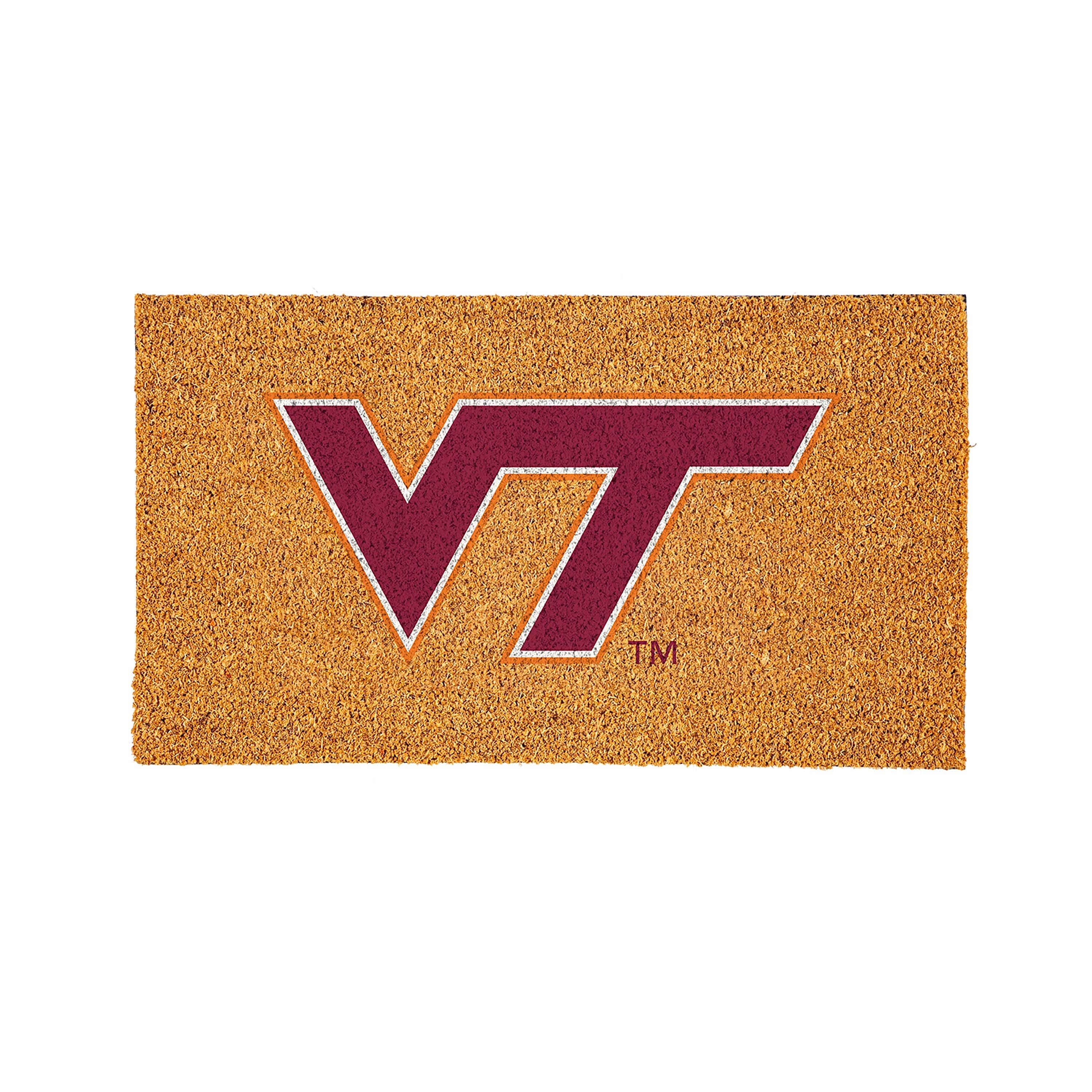 Coir Mat, 16"x28", Virginia Tech - Sports Gifts, Sports Memorabilia, Sports Collectibles, Fan Shop