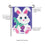 Easter Bunny Applique Garden Flag - Sports Gifts, Sports Memorabilia, Sports Collectibles, Fan Shop