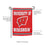 Embossed Suede Flag, GDN Size, University of Wisconsin-Madison - Sports Gifts, Sports Memorabilia, Sports Collectibles, Fan Shop