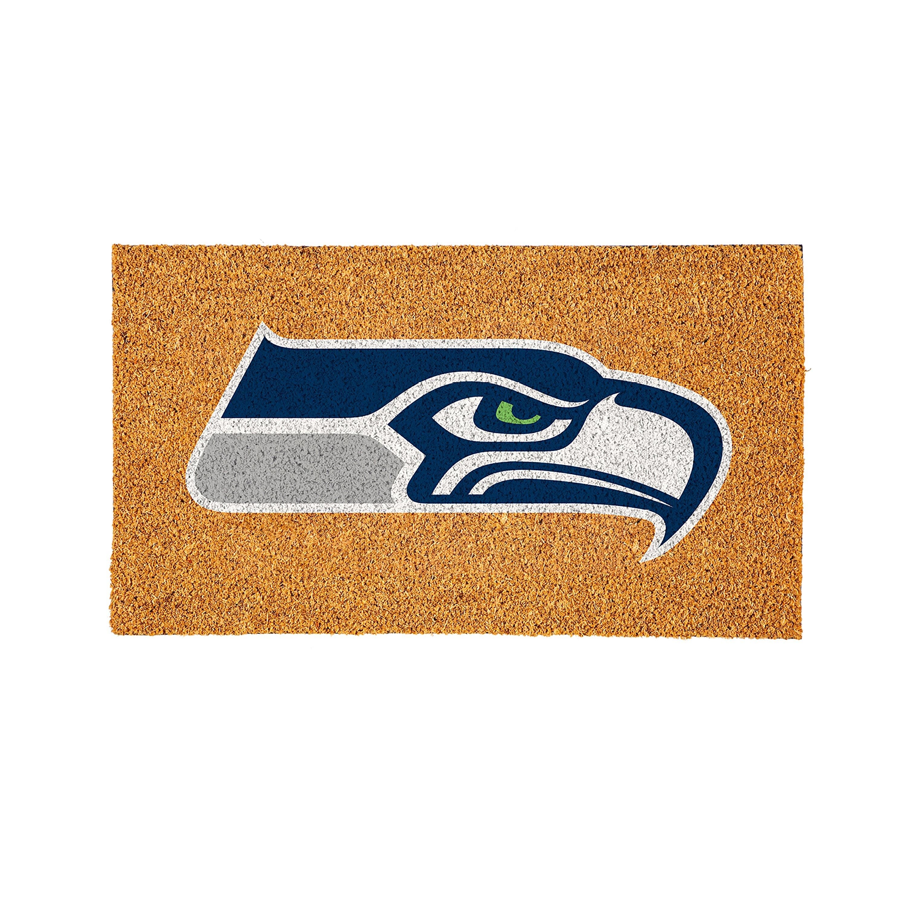 Coir Mat, 16"x28", Seattle Seahawks - Sports Gifts, Sports Memorabilia, Sports Collectibles, Fan Shop