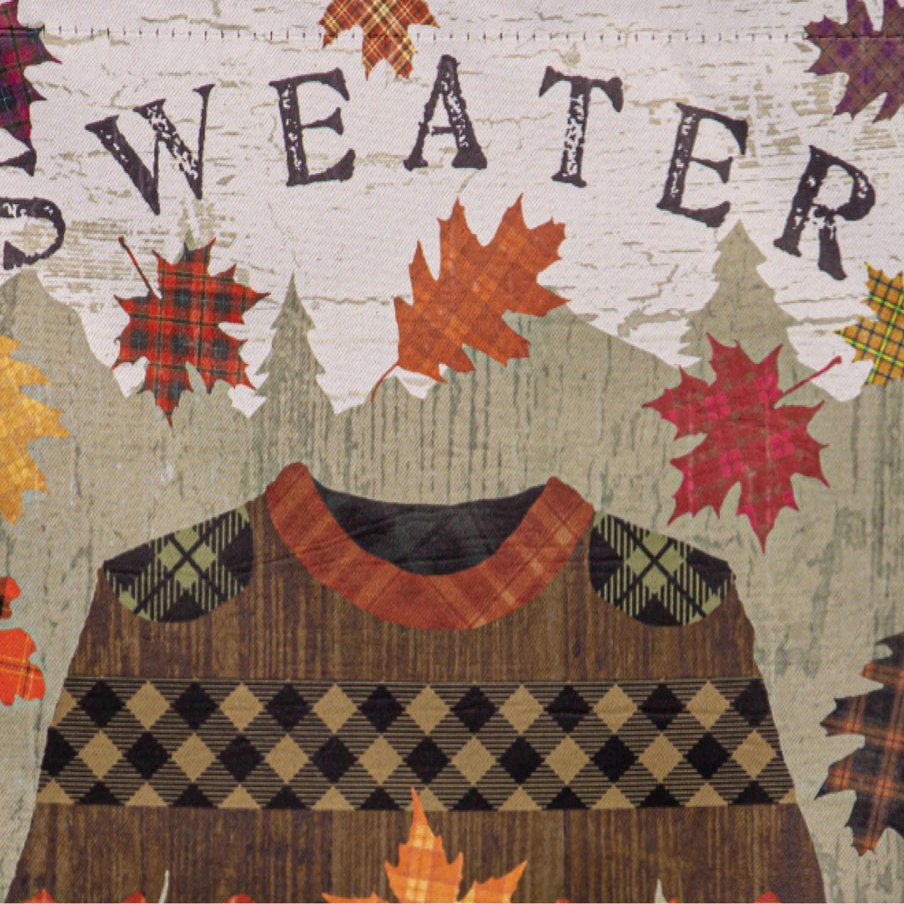Sweater Weather Suede Garden Flag - Sports Gifts, Sports Memorabilia, Sports Collectibles, Fan Shop