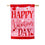 Happy Valentine's Day Hearts Applique House Flag
