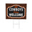 Oklahoma State University Coroplast Yard Sign, "Fans Welcome"