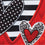 Patterned Heart Applique Garden Flag - Sports Gifts, Sports Memorabilia, Sports Collectibles, Fan Shop
