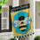Buzzing Bee Welcome House Applique Flag