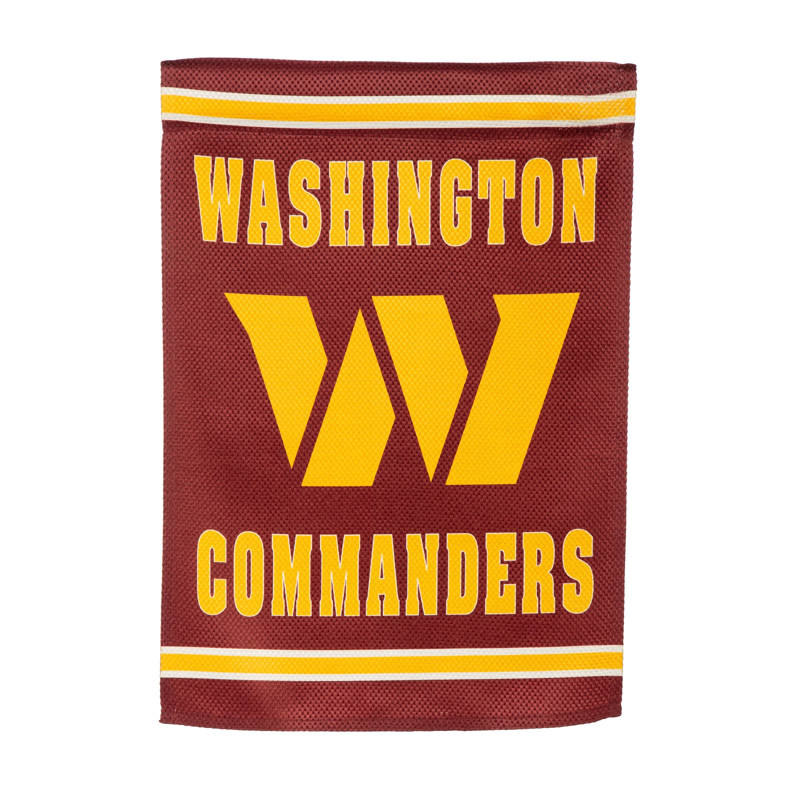 Embossed Suede Flag, GDN Size, Washington Commanders - Sports Gifts, Sports Memorabilia, Sports Collectibles, Fan Shop