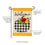 Welcome Floral Plaid Pumpkin Garden Applique Flag