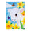 Lamb in Daffodil Field Applique Garden Flag